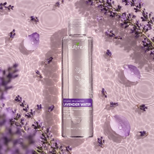 Органична българска лавандулова вода Bulfresh cosmetics 300ml - Image 3