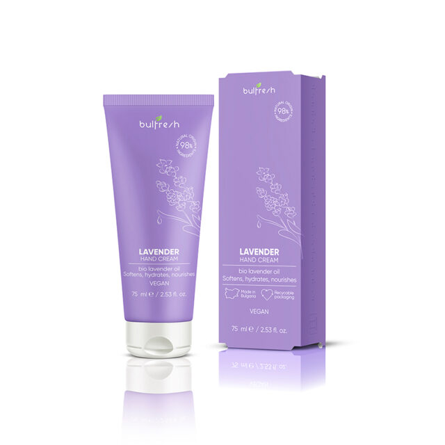 Крем за ръце Botanic Lavender 75 ml – Bulfresh Cosmetics