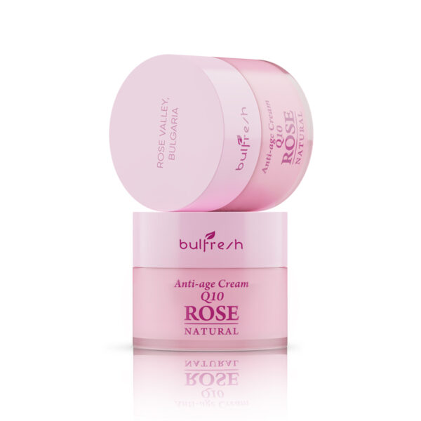 Анти ейдж крем за лице Rose Natural с коензим Q10 50 ml - Image 3