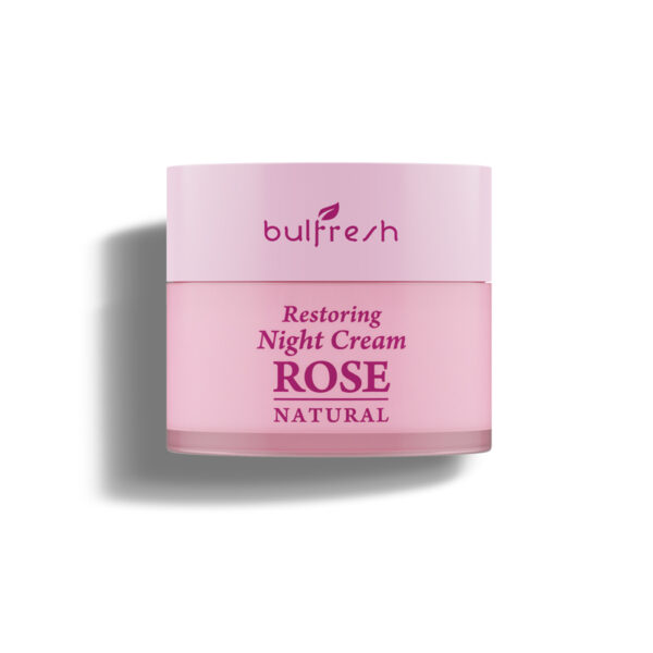 Възстановяващ нощен крем за лице  Rose Natural 50 ml