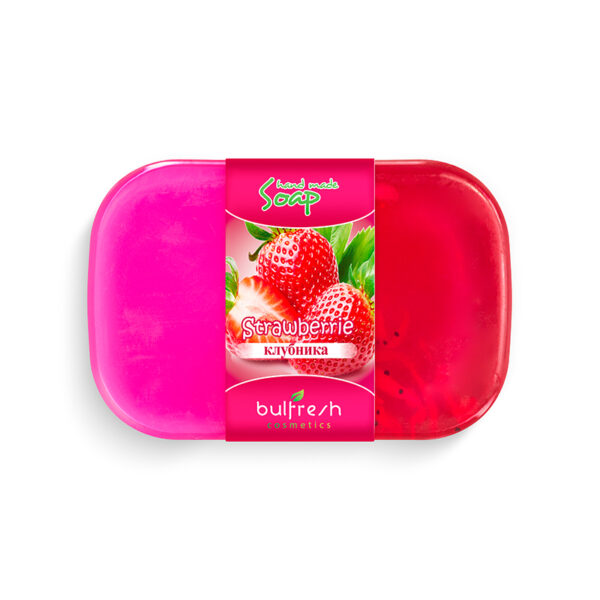 Ръчноизработен глицеринов сапун Strawberry 70 g
